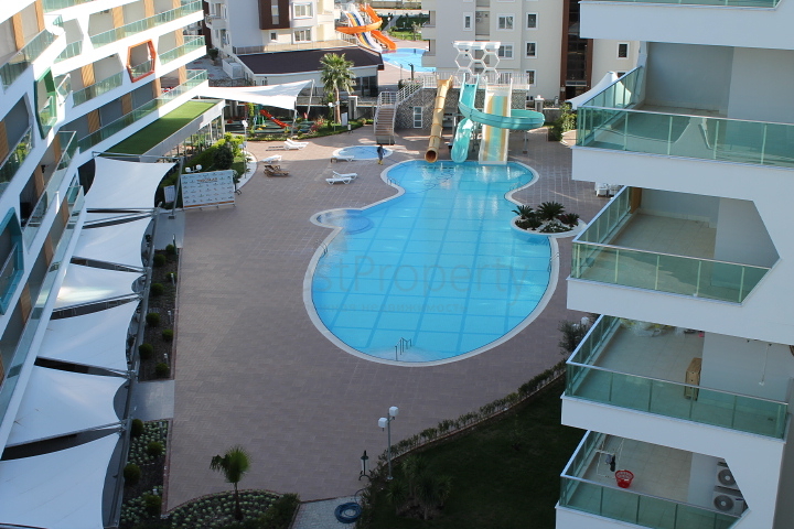 Двухкомнатная квартира в комплексе 5* в Авсалларе