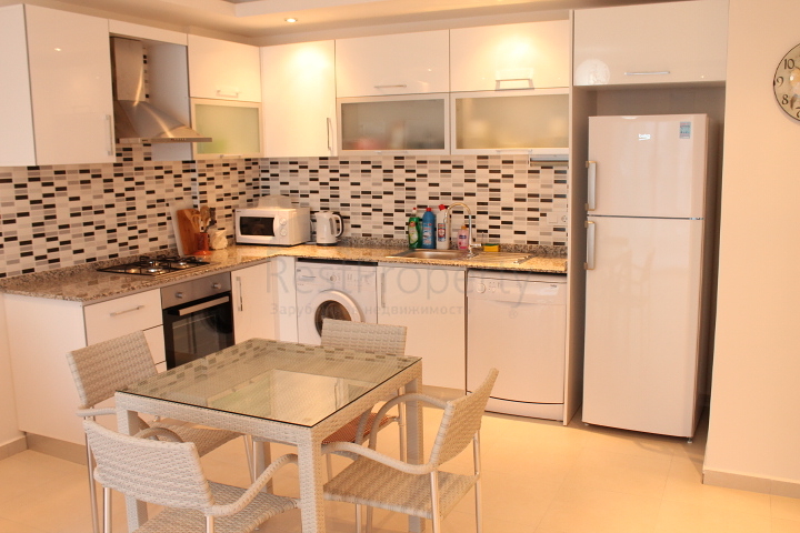 Двухкомнатная квартира в комплексе 5* в Авсалларе