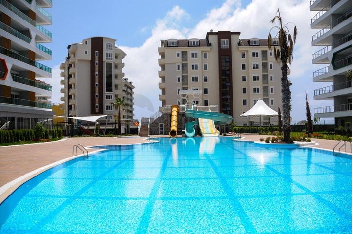 Двухкомнатная квартира в комплексе 5* в Авсалларе