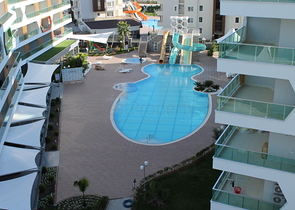 Двухкомнатная квартира в комплексе 5* в Авсалларе