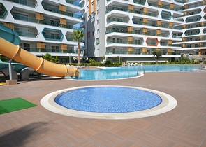 Двухкомнатная квартира в комплексе 5* в Авсалларе