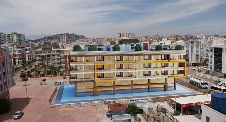 Готовый проект всего 250 метрах до моря в Анталии 