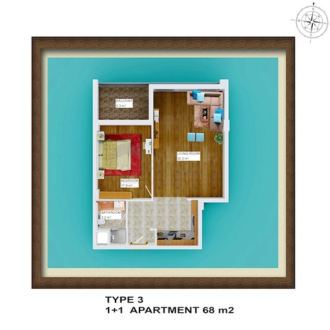 Готовый проект всего 250 метрах до моря в Анталии 