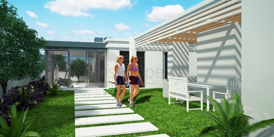 Готовый проект всего 250 метрах до моря в Анталии 