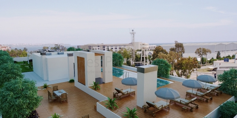 Готовый проект всего 250 метрах до моря в Анталии 