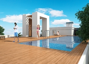 Готовый проект всего 250 метрах до моря в Анталии 