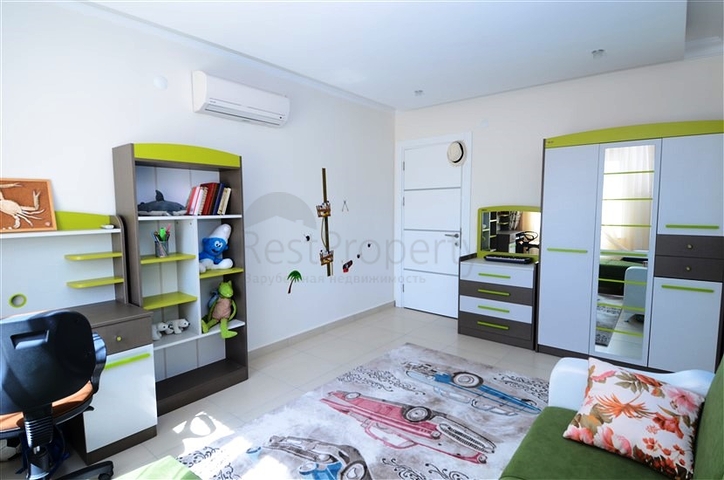 Апартаменты 3+1 в пятизвездочном комплексе в Авсалларе