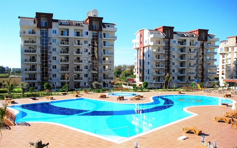 Апартаменты 3+1 в пятизвездочном комплексе в Авсалларе