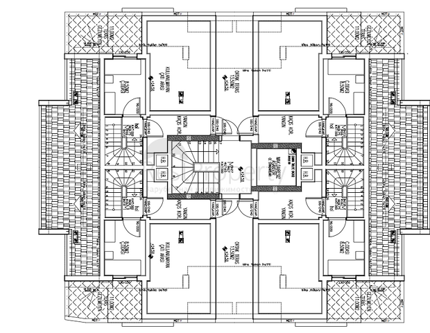 Готовый качественный проект с газовым отоплением в Анталии