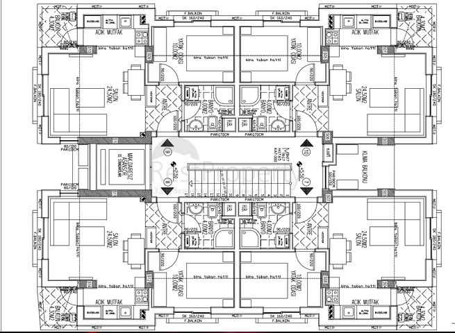 Готовый качественный проект с газовым отоплением в Анталии