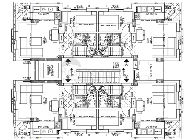 Готовый качественный проект с газовым отоплением в Анталии
