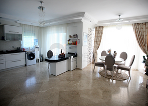 Вилла 4+1 с мебелью в центре Белека в 500 м от гольф полей