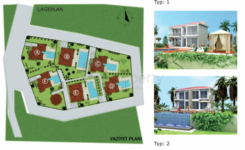Элитный проект вилл в Бейджике Кемере