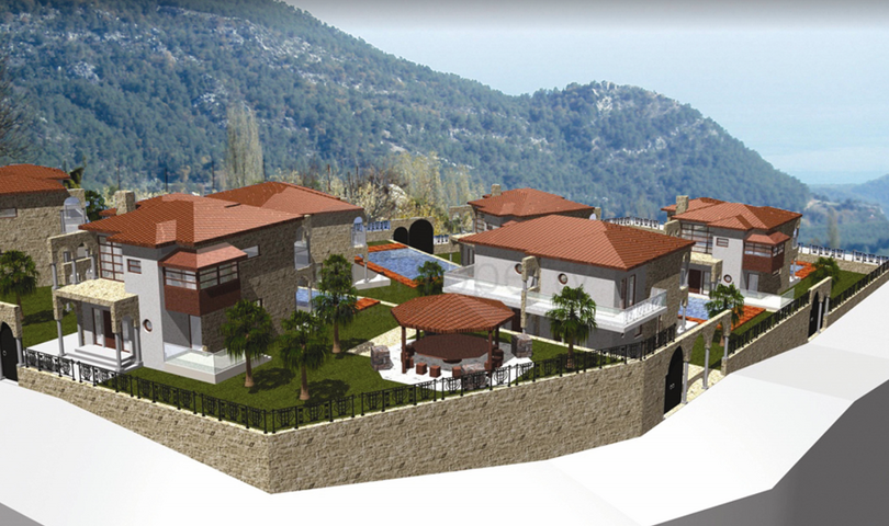 Элитный проект вилл в Бейджике Кемере