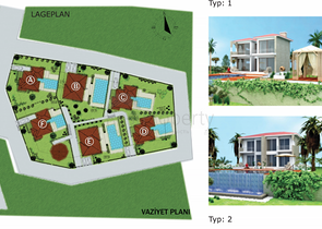 Элитный проект вилл в Бейджике Кемере