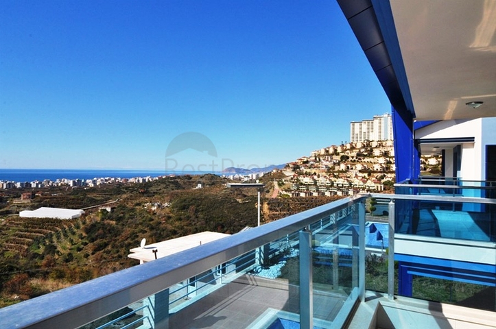 Роскошная вилла с видом на море и на горы в Каргыджаке