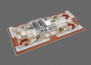 Новый готовый комплекс квартир в Махмутларе