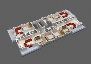 Новый готовый комплекс квартир в Махмутларе