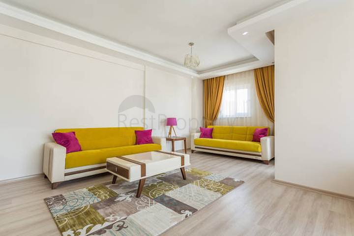 Меблированный пентхаус 2+1 с видом на горы в Анталии