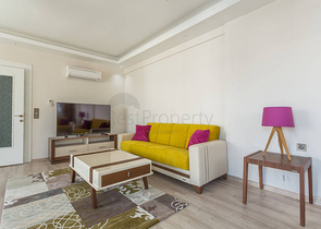 Меблированный пентхаус 2+1 с видом на горы в Анталии