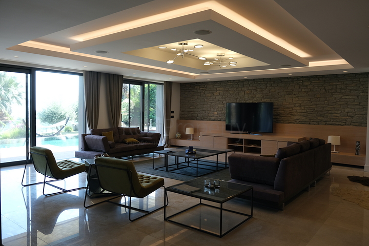 Проект элитных вилл с видом на старинную крепость и море в центре Бодрума