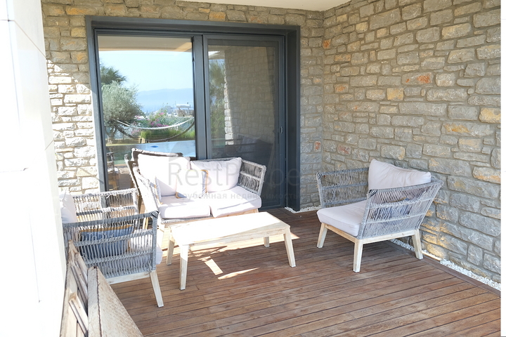 Проект элитных вилл с видом на старинную крепость и море в центре Бодрума