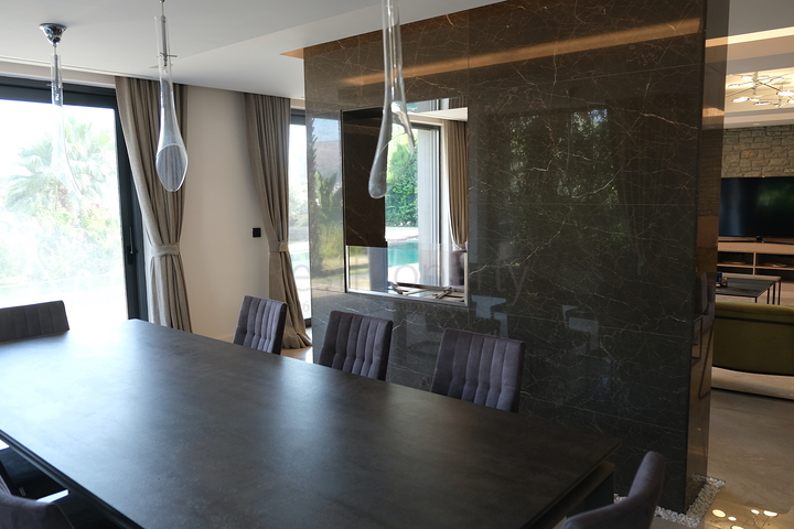 Проект элитных вилл с видом на старинную крепость и море в центре Бодрума