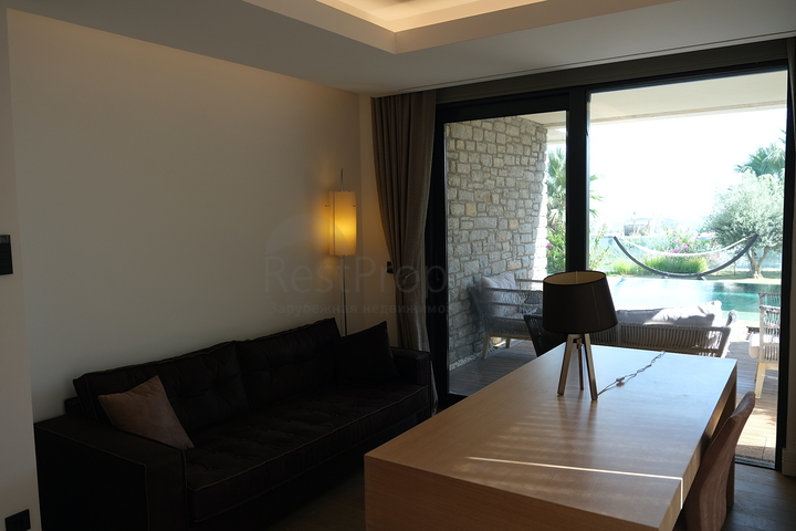 Проект элитных вилл с видом на старинную крепость и море в центре Бодрума