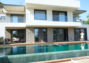 Проект элитных вилл с видом на старинную крепость и море в центре Бодрума