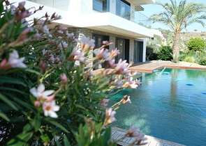 Проект элитных вилл с видом на старинную крепость и море в центре Бодрума