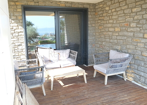 Проект элитных вилл с видом на старинную крепость и море в центре Бодрума