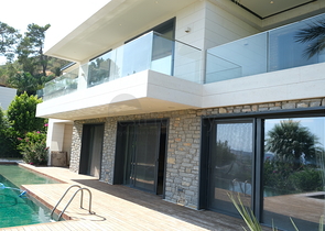 Проект элитных вилл с видом на старинную крепость и море в центре Бодрума