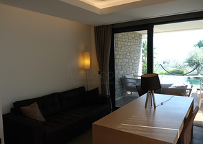 Проект элитных вилл с видом на старинную крепость и море в центре Бодрума