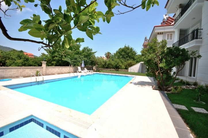 Квартира 1+1  с видом на горы в Асланбуджаке Кемере