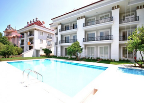 Квартира 1+1  с видом на горы в Асланбуджаке Кемере