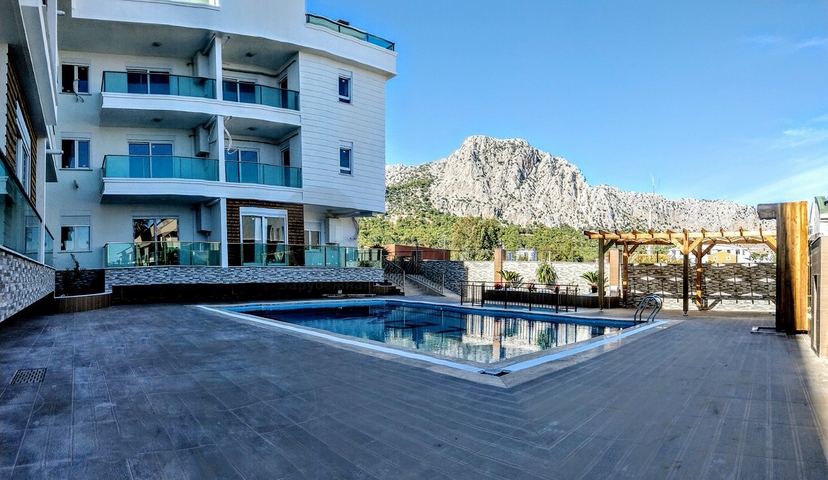 Готовый проект с видом на горы в Коньяалты Анталья