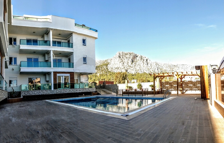 Готовый проект с видом на горы в Коньяалты Анталья