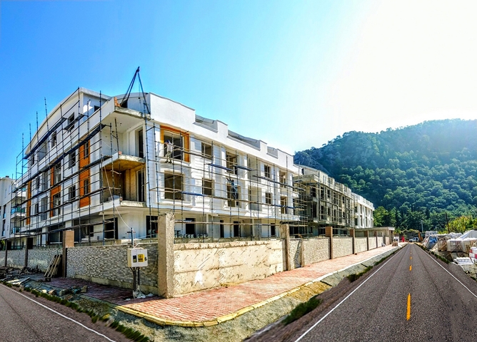 Готовый проект с видом на горы в Коньяалты Анталья