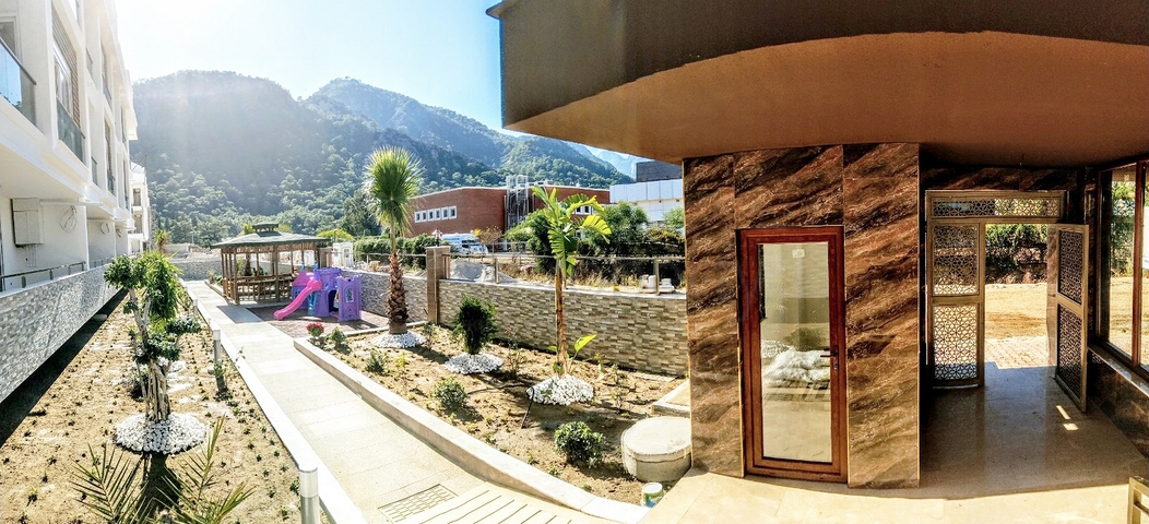 Готовый проект с видом на горы в Коньяалты Анталья