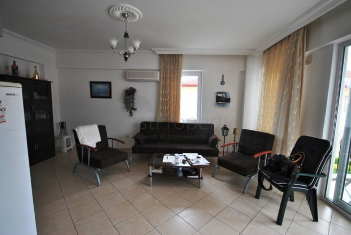 Квартира 2+1 с мебелью в Чамьюва Кемере 300 м до моря