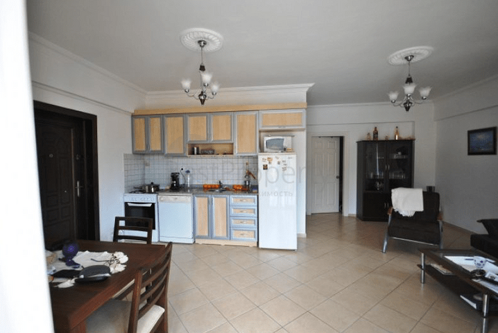 Квартира 2+1 с мебелью в Чамьюва Кемере 300 м до моря