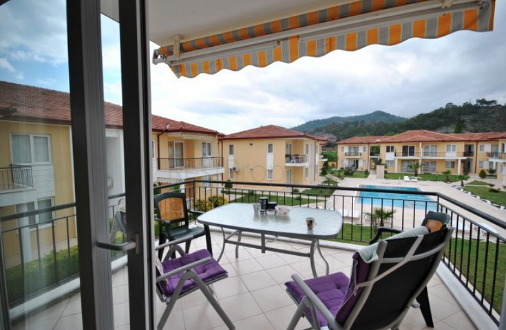 Квартира 2+1 с мебелью в Чамьюва Кемере 300 м до моря