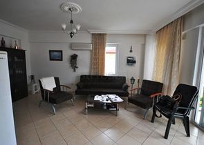 Квартира 2+1 с мебелью в Чамьюва Кемере 300 м до моря