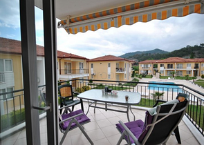 Квартира 2+1 с мебелью в Чамьюва Кемере 300 м до моря