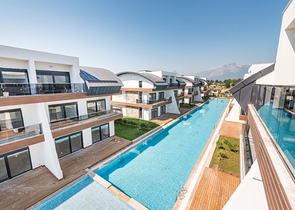 Элитный комплекс вилл в Анталии рядом с Боачай мариной