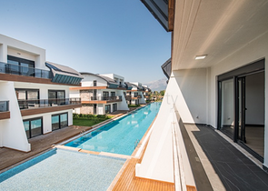 Элитный комплекс вилл в Анталии рядом с Боачай мариной