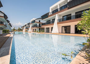 Элитный комплекс вилл в Анталии рядом с Боачай мариной