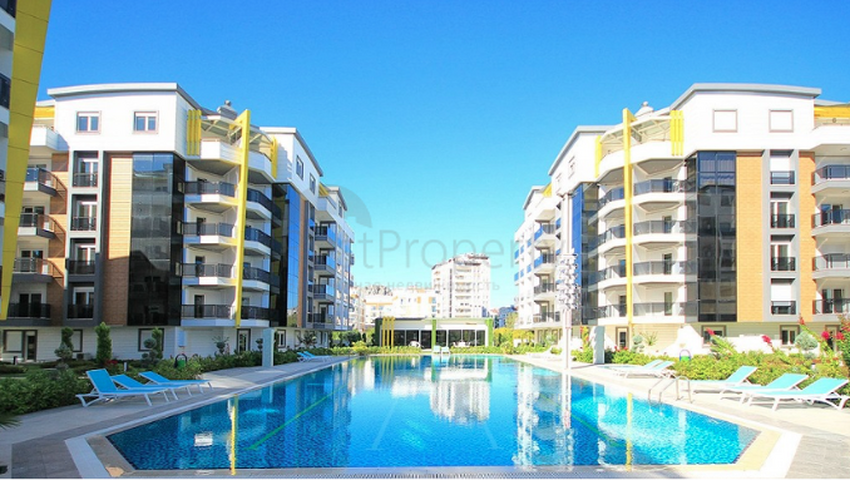 Аренда квартиры 1+1 в комплексе отельного плана в Анталии