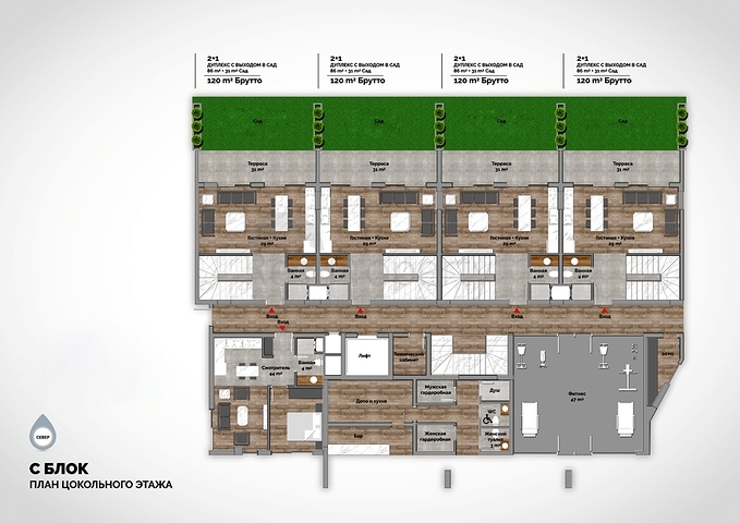 Новый проект класса Люкс на знаменитом пляже Клеопатры