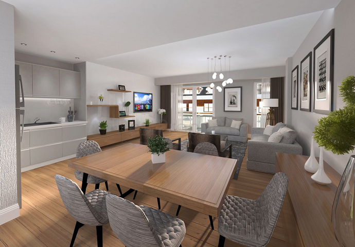 Элитный проект в Ларе Анталья в 400 м от песчаных пляжей